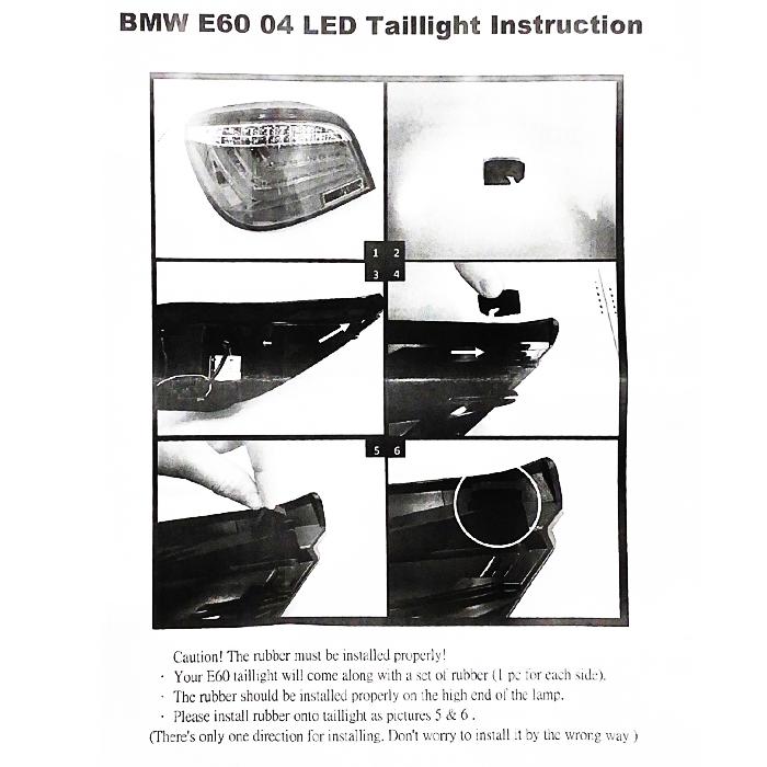 送料無料 BMW 5シリーズ E60 セダン 後期 フル LEDファイバー オール