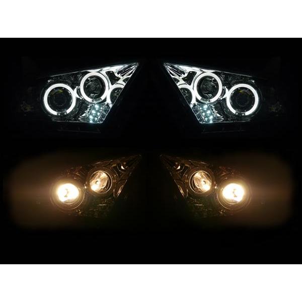 フォード マスタング 09y- 黒 LED イカリング インナーブラック ヘッド