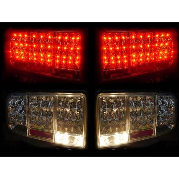 フォード マスタング 06y- LEDクロームメッキ テールランプ 送料無料の画像