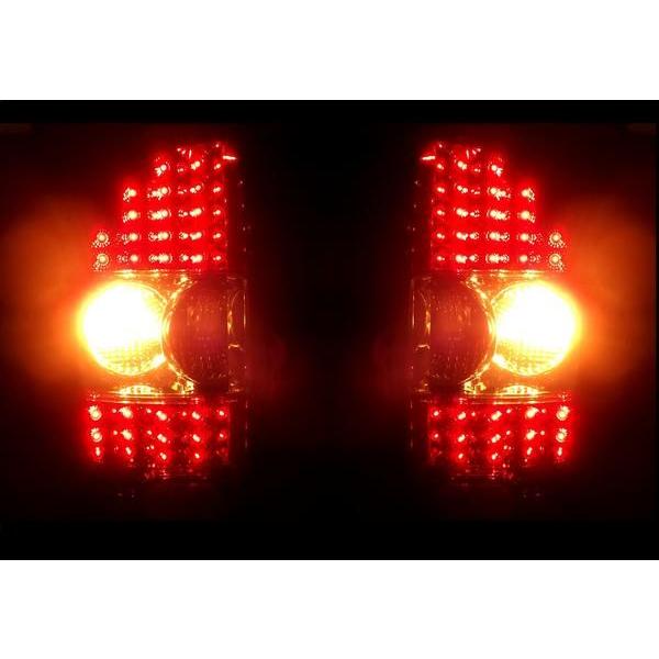 三菱 パジェロ V60 V70 系 LEDスモークオールテールランプ 送料無料_2