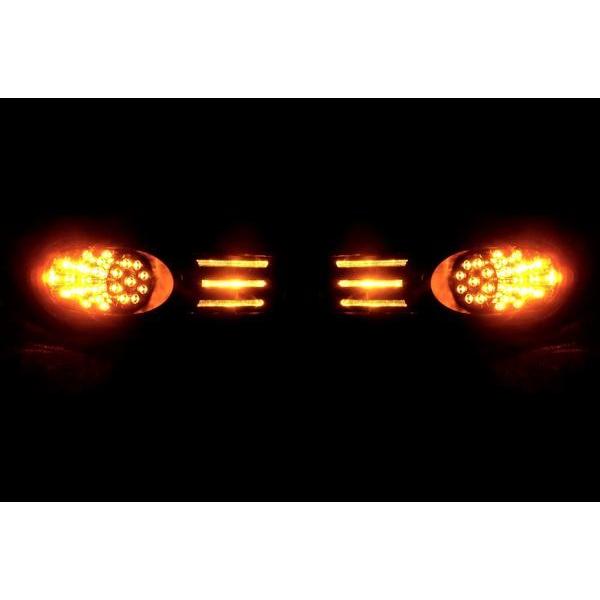 トヨタ FJクルーザー 07y- ブラック フロント パークシグナル ライト 左右セット LED フロントウインカー コーナーランプ 送料無料_2