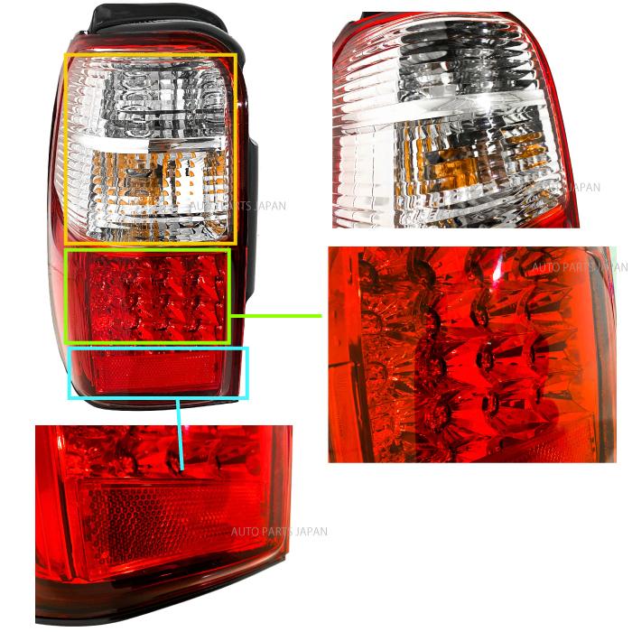 送込トヨタ ハイラックス サーフ 180 185 系 リア LED コンビ