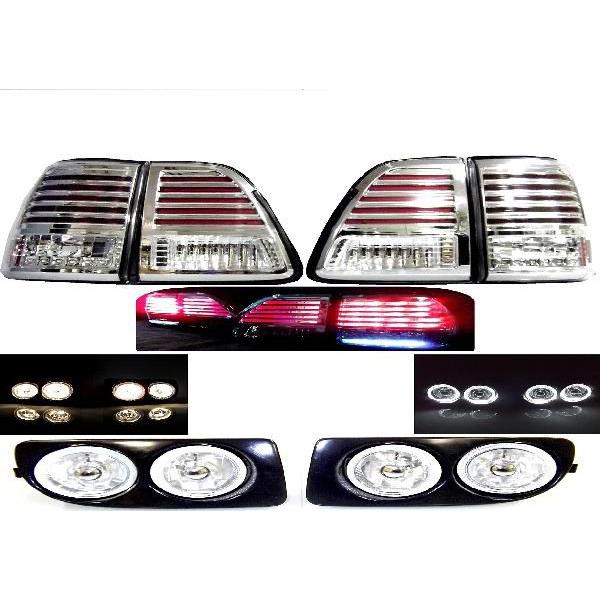 ランドクルーザー トヨタ ランクル 100 LED クリスタル テールランプ 4