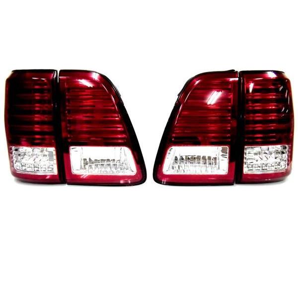福袋 HDJ101K UZJ100W 100 ランクル LED テールランプ クリアコンビ アクセサリー