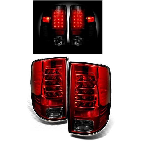 ダッヂ ダッジ DODGE ラム 09y-14y リア LED レッド スモーク テールランプ テール 送料無料