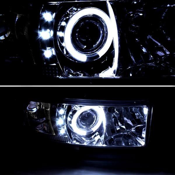 DODGE ラム 94y-02y フロントLEDイカリング ヘッドライト 送料無料_1