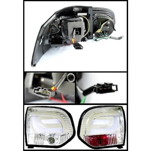VW ゴルフ 6 GOLF VI LEDファイバースモークテールランプ 送料無料 