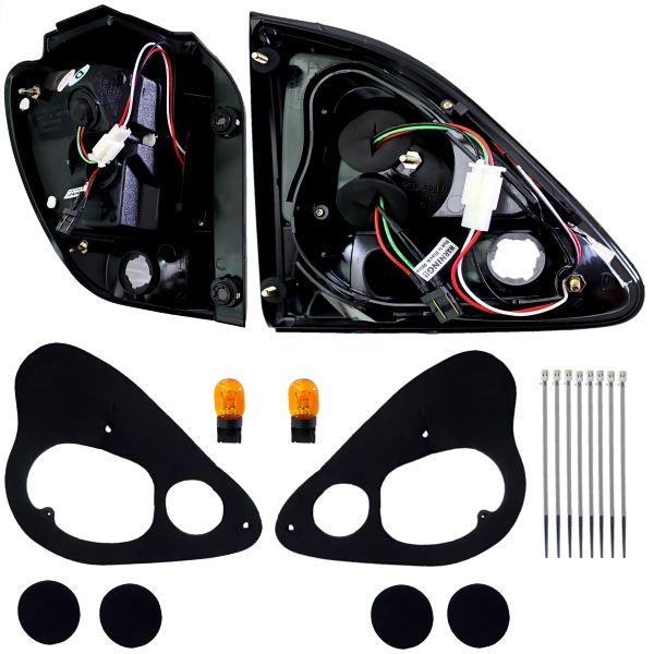 ハリアー 10 15 系 LEXUS RX300 後期用 01-03y スモーク LED テールランプ 左右 セット ACU10W ACU15W MCU10W MCU15W 送料無料の画像