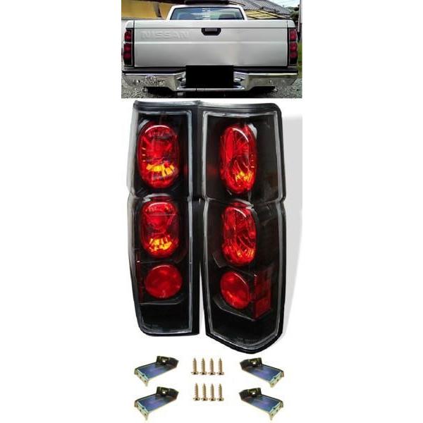 送料無料 日産 ダットサン D21 系 リア ブラック ユーロテールランプ