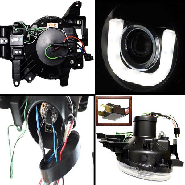 トヨタ FJクルーザー LEDブラックヘッドライト＆テールSET セット 送料無料