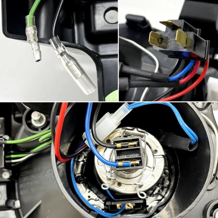 トヨタ FJクルーザー 日本光軸 インナーブラック LEDファイバー