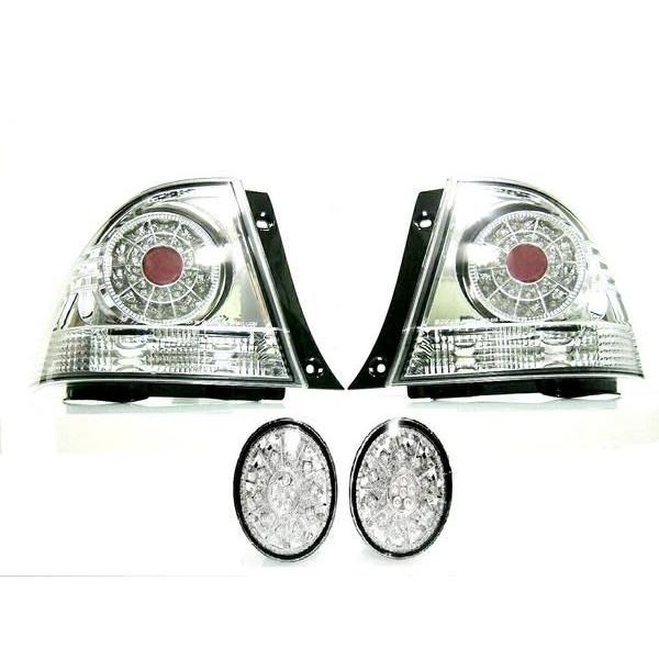 アルテッツァ LED 赤クリスタルテール トランクテール SET セット 送料無料