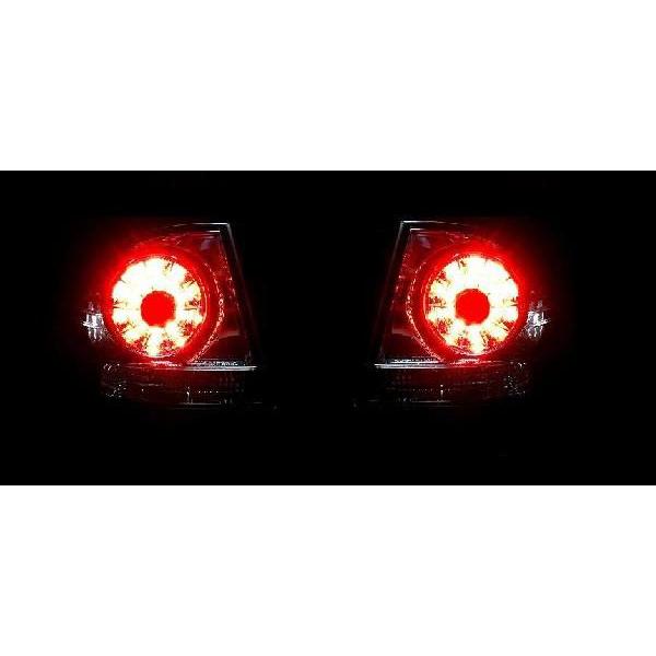 トヨタ アルテッツァ GXE / SXE 10系 LED JDMブラック テール ランプ スモーク ブラック 左右セット テールランプ 左右 送料無料｜auto-parts-jp｜02