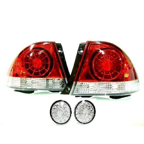 アルテッツァ 10 系 GXE10 SXE10 LED クリア コンビ テール ランプ & LED クリスタル トランク テール 左右 セット テールライト