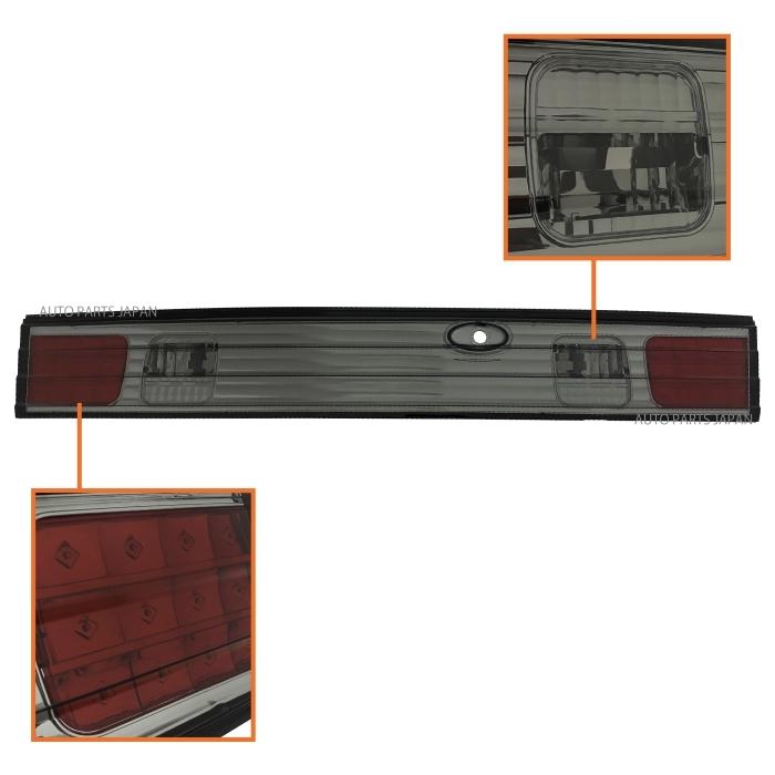 S14 シルビア 前期 純正テールランプ 左右セット ガーニッシュ付き 日産 送料無料 シルビア S14 前期 後期 LED クリスタルスモーク リア