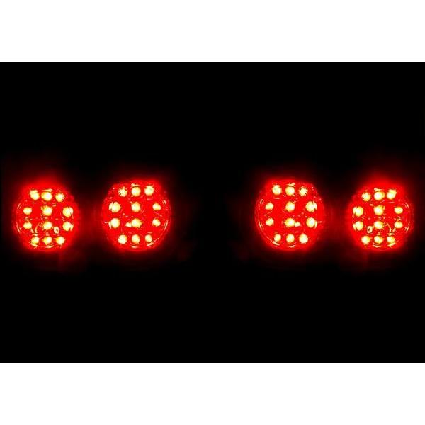 マツダ RX-7 RX7 92-03y リア ブラック LED テールランプ FD3S