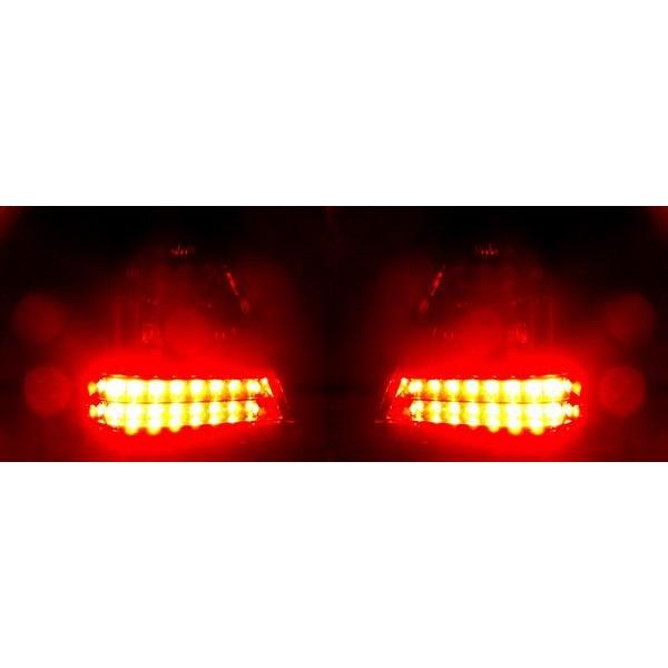 メルセデス ベンツ Cクラス W202 LED クリスタル テールランプ 左右