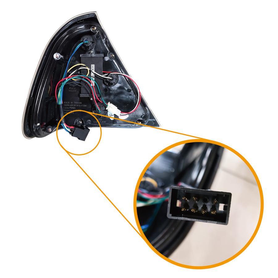 メルセデス ベンツ Cクラス W202 LED クリスタル テールランプ 左右