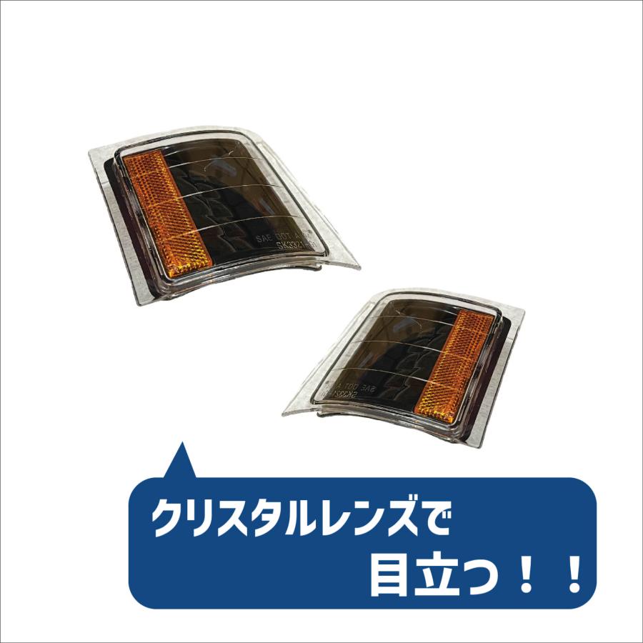 シボレー サバーバン タホ C1500 K1500 USコーナーランプ黒 送料