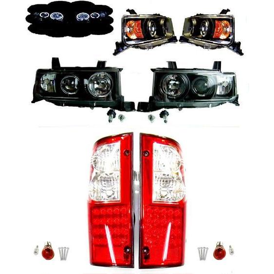 bB ncp34スモークLEDテールランプ 左右セット トヨタ bB オープンデッキ NCP34 LED インナー ブラック 黒 ヘッド