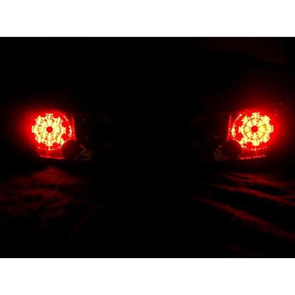 トヨタ bB LED クリアテールライト トヨタ bB インナークロームメッキ LEDクリスタルテールランプ 左右