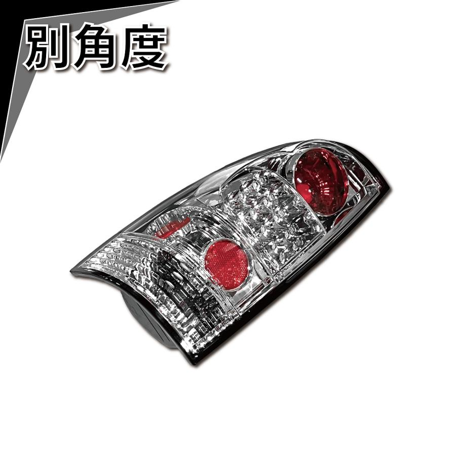 タコマ クリアテール レンズ　後期バブルレンズ トヨタ タコマ ピックアップ インナークロームメッキ LED クリア