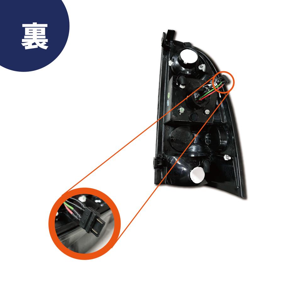 トヨタ タコマ ピックアップ LED スモーク テールランプ 左右 テールライト リヤ テール キャンセラー内蔵 オールスモーク 送料無料 黒の画像
