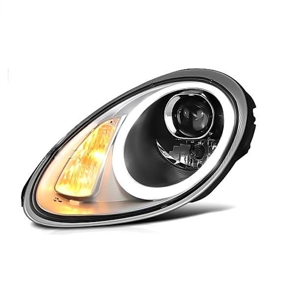 ポルシェ 987 ボクスター 前期 ファイバーLEDリングヘッドライト 