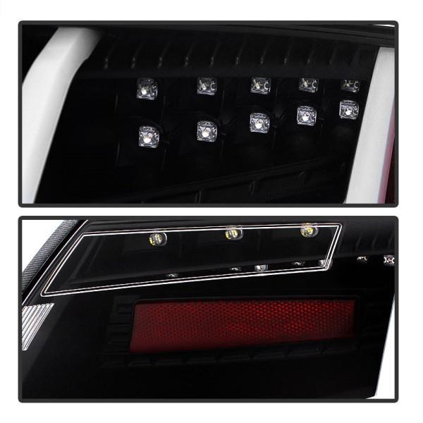 アウディ 8J TT ファイバー フルLED テールランプ インナーブラック 