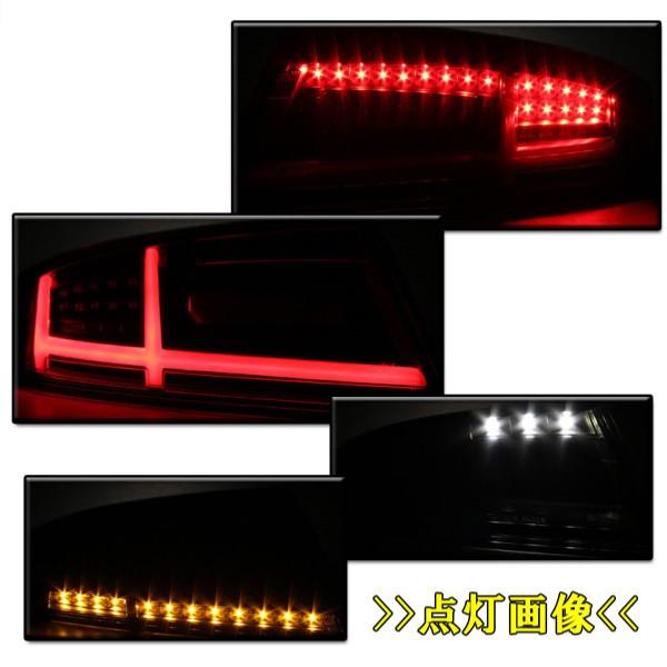 アウディ 8J TT ファイバー フルLED テールランプ インナーブラック