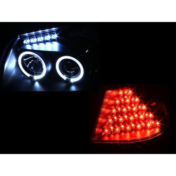 ダッジ マグナム メッキイカリング 日本光軸 ヘッドライト & テール