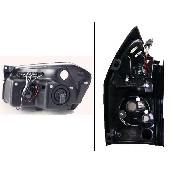 ダッジ マグナム メッキイカリング 日本光軸 ヘッドライト & テール