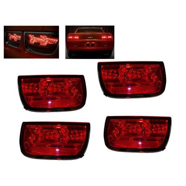 シボレー カマロ コンバーチブル 09y- LED コンビ テールランプ テール ランプ 左右 SET レッド 赤 リア コンビテール 反射板付 送料無料