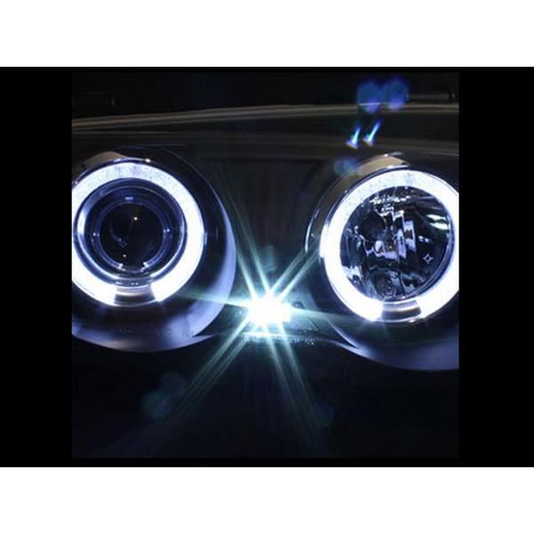 BMW ビーエムダブリュー E46セダン前期用 ブラック LEDイカリング