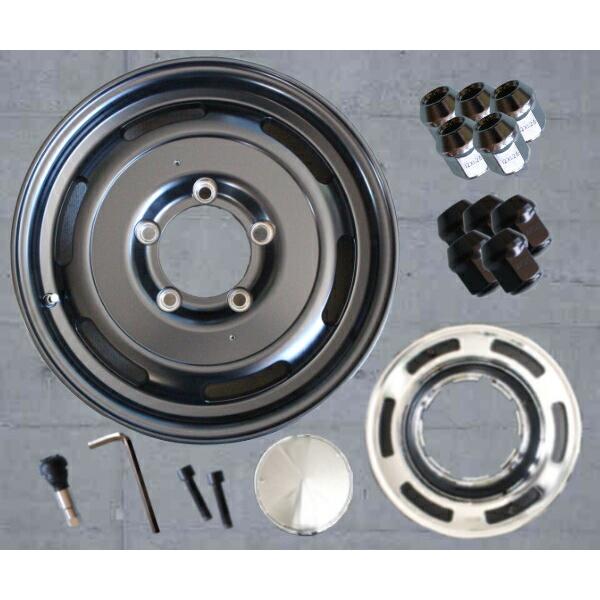 送込 16インチ アルミホイール 8.0J 5H PCD150 オフセット -25 JWL-T