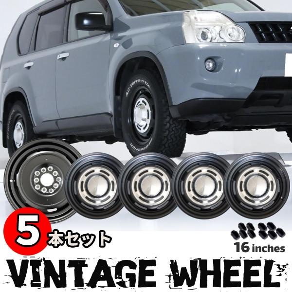 送料込 16インチ アルミ ホイール 6.5J マルチ 5穴 PCD 114.3 127