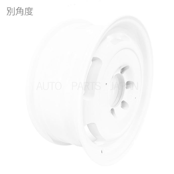 送込 16インチ アルミ ホイール ホワイト ナット付き 6.5J 6H PCD139.7