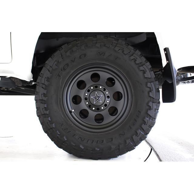 17インチ スター アルミホイール 4本SET マットブラック 17 8.0J