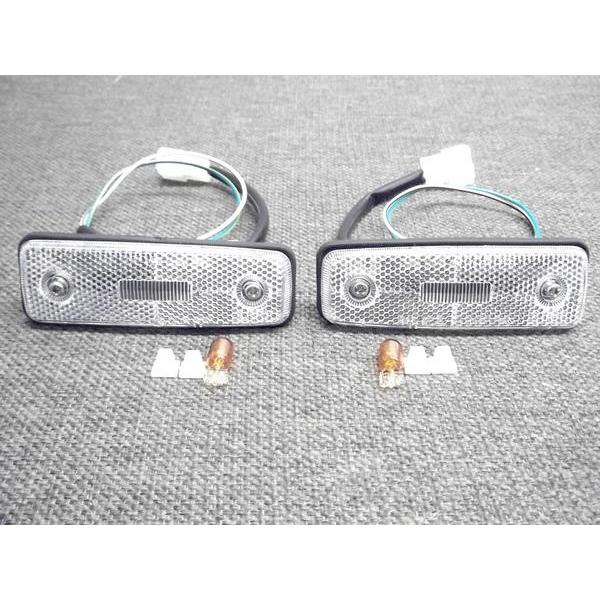 トヨタ 純正品ランドクルーザープラド70 LJ78サイドターンランプ 左右セット トヨタ ランドクルーザー プラド 71 78 前期 クリア サイドマーカー