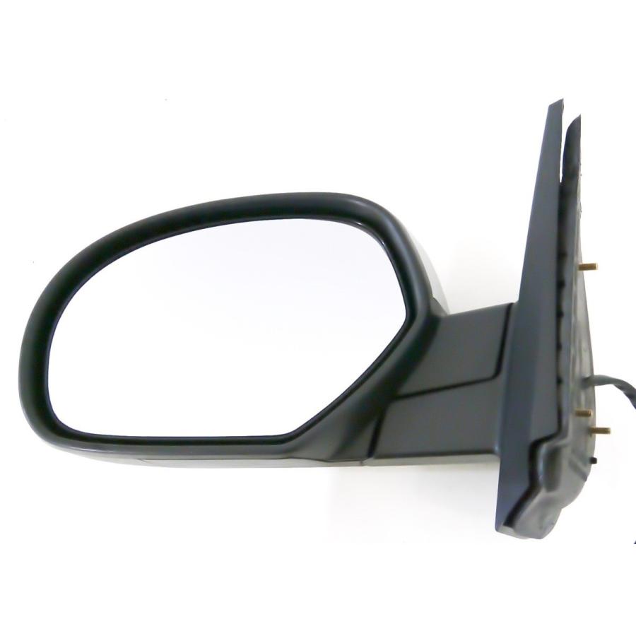 GMC シボレー タホ サバーバン アバランチ シルバラード ユーコン 07y ドアミラー 左 サイドミラー カバー シルバー&ブラック