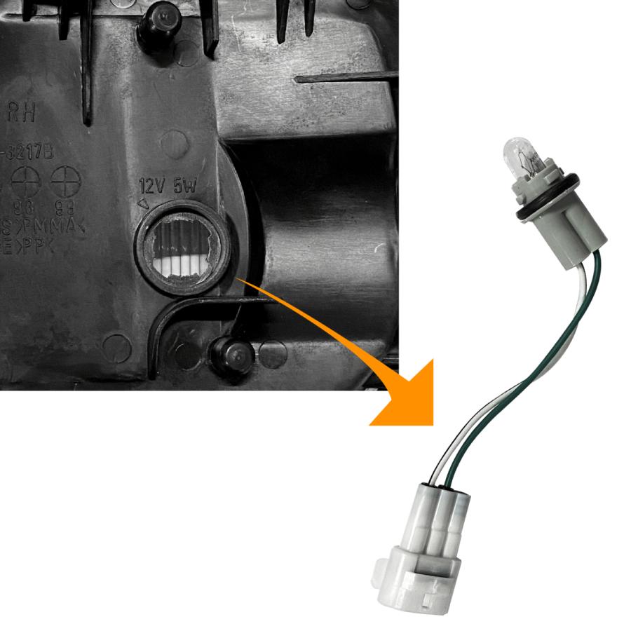 ランドクルーザー トヨタ 80 / 81 左右 角目 4灯 コーナーランプ