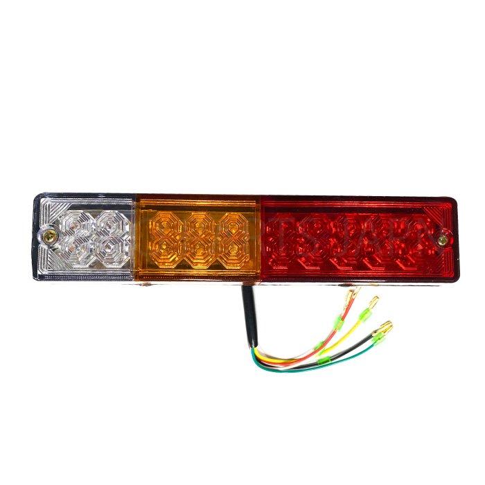 4個セット】LEDラウンド型テールランプ（ストップ・スモール・バック12/24V 汎用 トレーラー テールランプ LED バックランプ ブレーキランプ