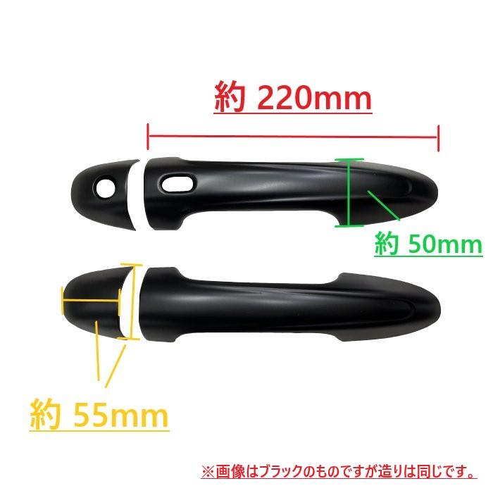 トヨタ ハイラックス ドアノブ カバー クローム メッキ ドア ハンドル