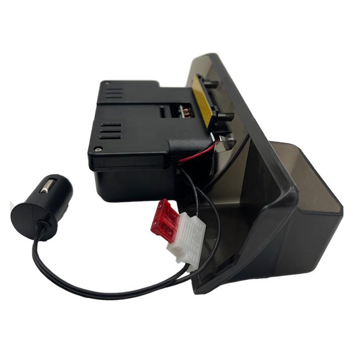 ハイエース コンソール 200系 100v 12vシガー USB-A 電圧計装備 トヨタ トヨタAタイプ ハイエース 200系 4型 H25.12〜 LED発光