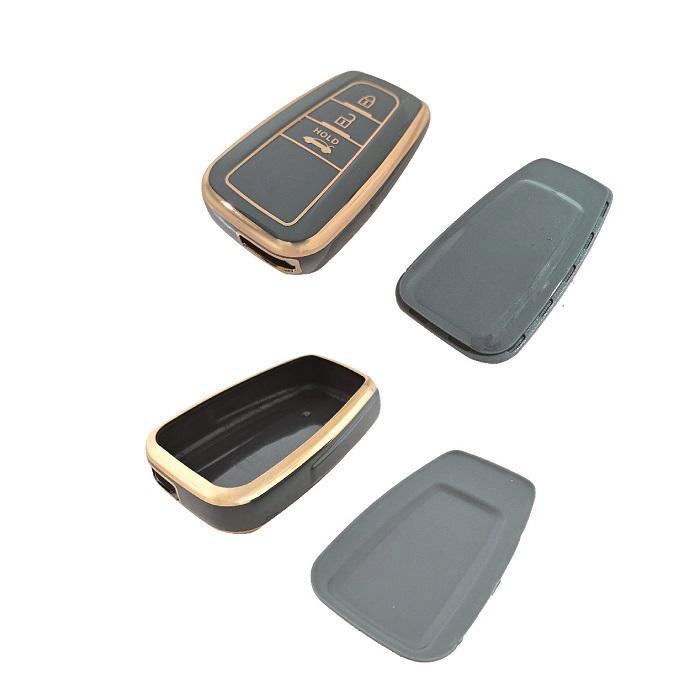 トヨタ（TOYOTA） キーカバー 3ボタン サックスブルー スマートキー