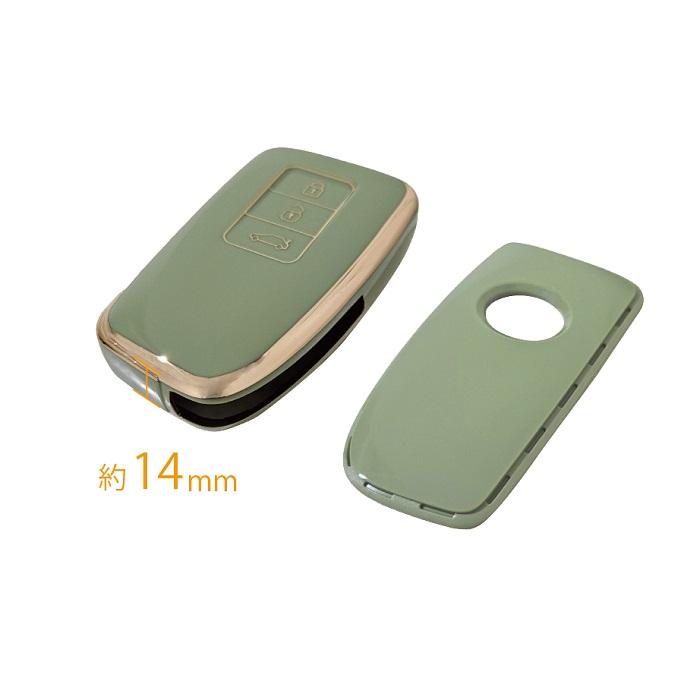 レクサス キーカバー 3ボタン ピスタチオグリーン スマート キー 