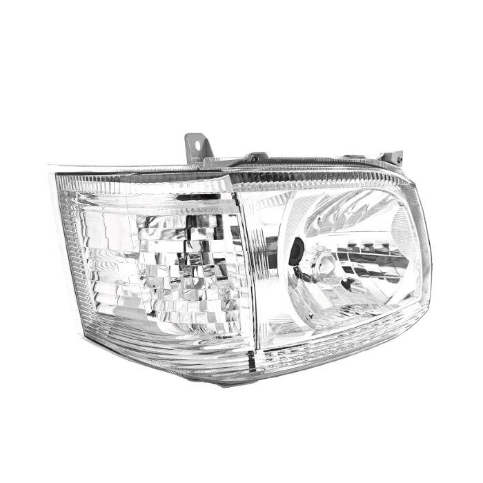 トヨタ ハイエース 200 系 3型 インナー クリア ヘッドライト 白 LED 