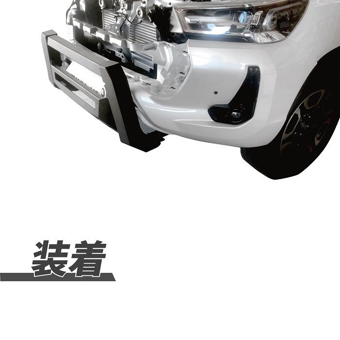 ハイラックス　GUN125 バンパーガード 楽天市場】新型ハイラックス GUN125 前期 後期 フロントバンパー