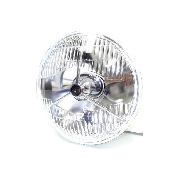 丸型 丸灯 7インチ P700 ガラスレンズ フロント ヘッドライト 左右 セット ライト JEEP TJ ラングラー JEEP 送料無料