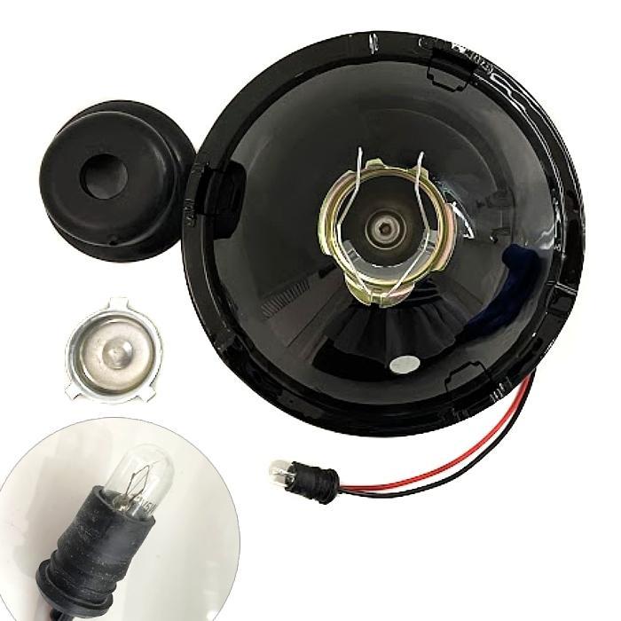 丸型 丸灯 7インチ P700 ガラスレンズ ヘッドライト 左右 セット